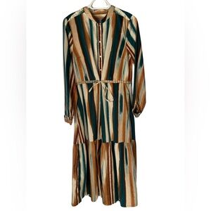 Culture Multicolor Boho Maxi Dress